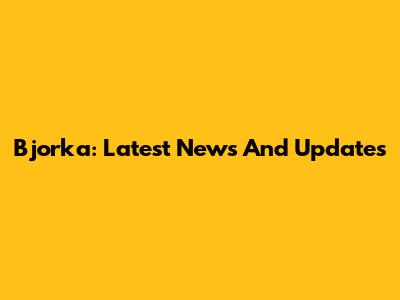 Bjorka: Latest News And Updates