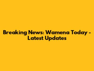 Breaking News: Wamena Today - Latest Updates