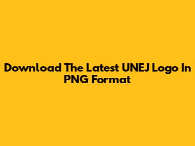 Download The Latest UNEJ Logo In PNG Format