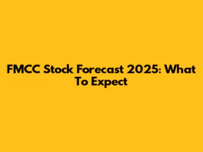 FMCC Stock Forecast 2025: What To Expect