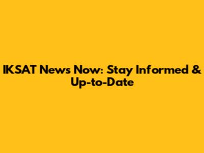 IKSAT News Now: Stay Informed & Up-to-Date