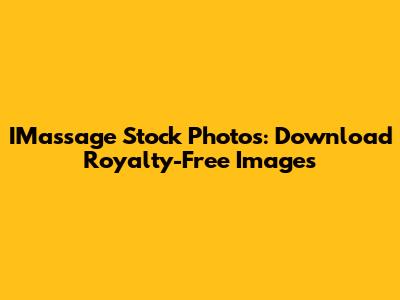IMassage Stock Photos: Download Royalty-Free Images