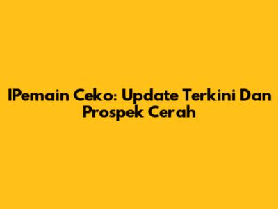 IPemain Ceko: Update Terkini Dan Prospek Cerah