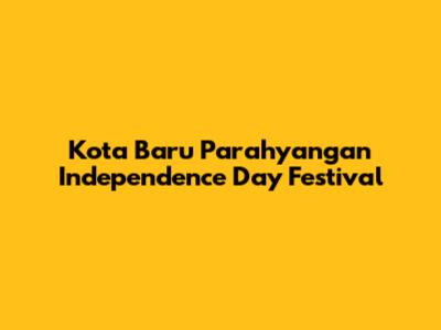 Kota Baru Parahyangan Independence Day Festival