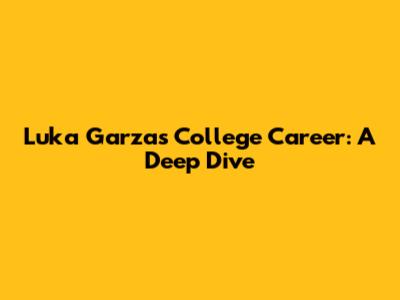 Luka Garza's College Career: A Deep Dive