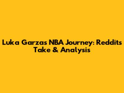 Luka Garza's NBA Journey: Reddit's Take & Analysis