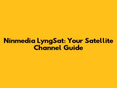 Ninmedia LyngSat: Your Satellite Channel Guide