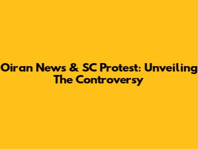 Oiran News & SC Protest: Unveiling The Controversy