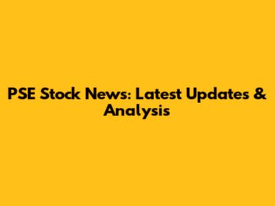PSE Stock News: Latest Updates & Analysis