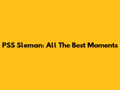 PSS Sleman: All The Best Moments