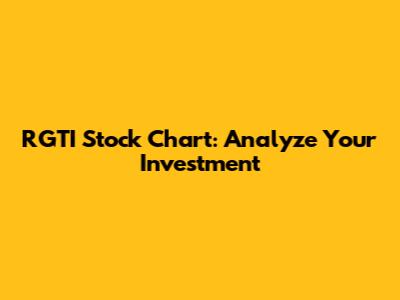 RGTI Stock Chart: Analyze Your Investment
