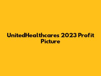UnitedHealthcare's 2023 Profit Picture
