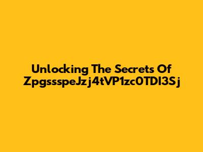 Unlocking The Secrets Of ZpgssspeJzj4tVP1zc0TDI3Sj