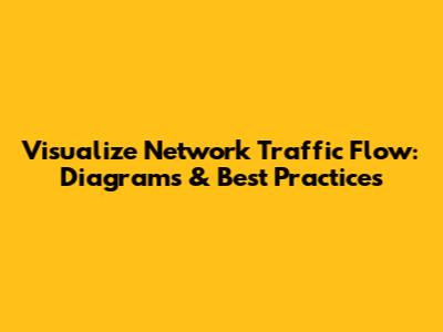 Visualize Network Traffic Flow: Diagrams & Best Practices